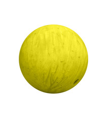 Bowling ball on white background