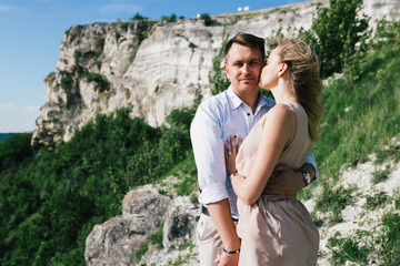  wedding couple, very nice sunset, a wonderful day for lovers, Beautiful nature