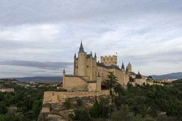 Fototapeta na wymiar Real Alcázar de la ciudad de Segovia, España