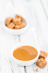 Portion of Caramel Sauce