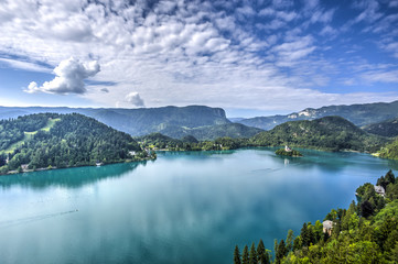 Naklejka premium Lake Bled, Slovenia