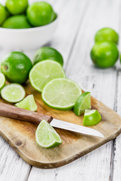 Portion of Lime Slices