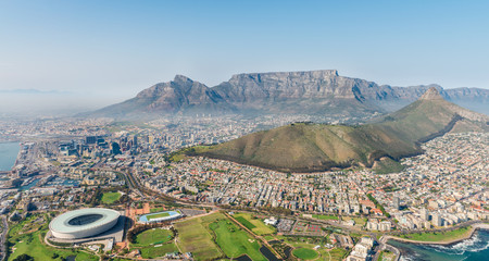 Cape Town (aerial view from a helicopter)