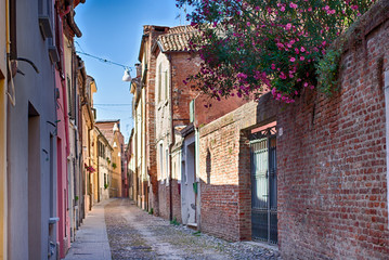 Fototapeta na wymiar Medieval City of Ferrara in HDR, Italy - Emilia Romagna