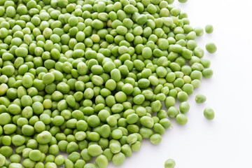 Plakat Bunch of biologic delicious green peas