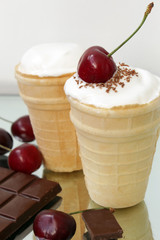 two ice cream