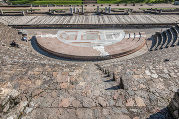 Roman amphitheater in Lyon France