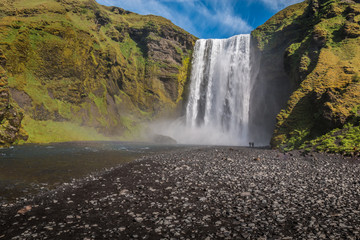 Skógafoss waterfall Iceland