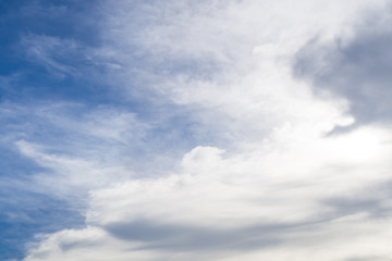 Clouds blue sky background fresh view landscape