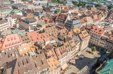 Fototapeta na wymiar Old city of Strasbourg France