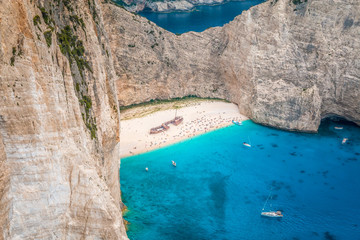 Fototapeta premium Navagio beach Zakynthos Island Greece