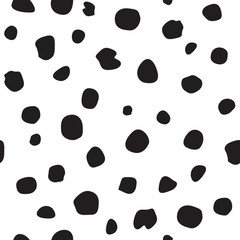 Vector Abstract Seamless Pattern with Splashes