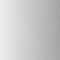 Fototapeta na wymiar 3D White Dots Mesh on Grey Background | Vector Illustration