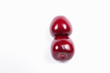 Cherries and currants in a vacuum