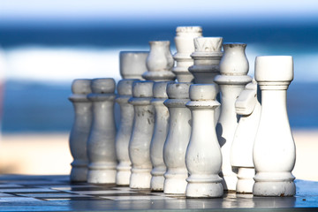 Chess at Beach