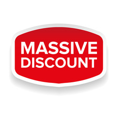 Massive Discount sticker