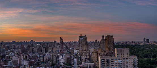 View Northward from West 66th Street Manhattan