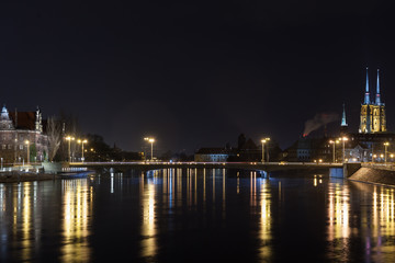 Fototapeta na wymiar Peace Bridge - Wroclaw