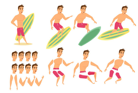 Surfer Animation Images – Browse 178 Stock Photos, Vectors, and Video |  Adobe Stock