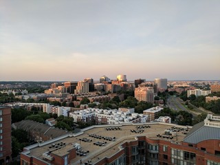 Fototapeta na wymiar Arlington, VA Skyline