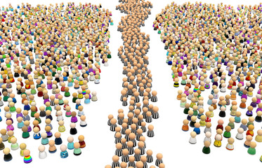 Cartoon Crowd, Referee Divide