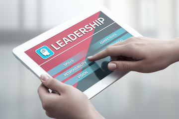 Leadership Business Management Teamwork Motivation Skills concept