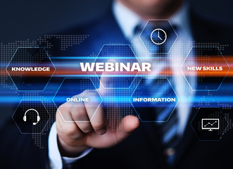 Webinar E-learning Training Business Internet Technology Concept