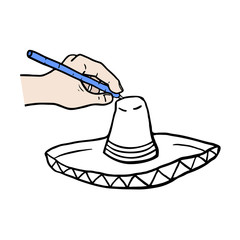 Hand drawing illustration