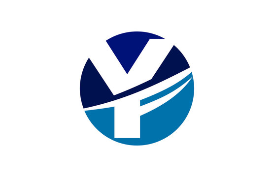 Y Circle Swoosh Letter Logo