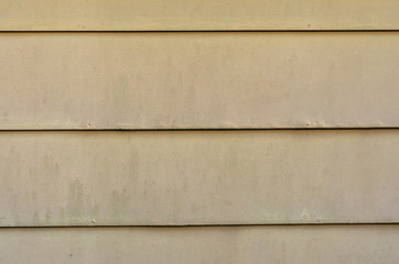 wooden wall siding on a garage