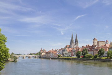 Fototapeta premium Regensburg - Hauptstadt der Oberpfalz
