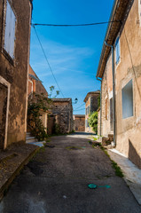 Rustrel, le village.