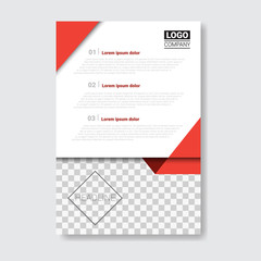Template Design Brochure, Annual Report, Magazine, Poster, Corporate Presentation, Portfolio, Flyer With Copy Space Vector Illustration