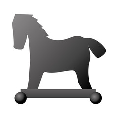 isolated hacker horse virus