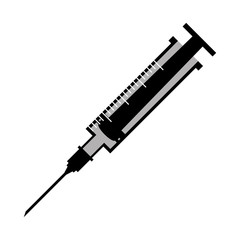 Fototapeta premium isolated medicine syringe