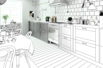 Modern Kitchen Arrangement (project)