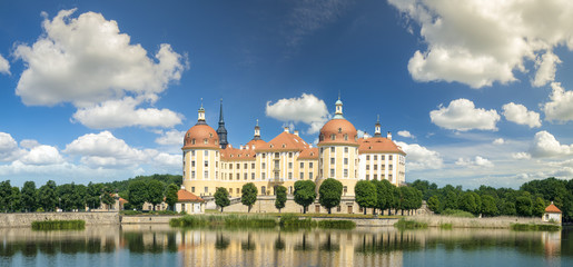 Fototapeta premium Moritzburg Castle . Castle on the lake near Dresden, Germany, Europe