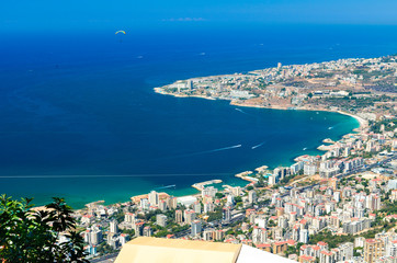 Naklejka premium Jounieh Bay, Liban