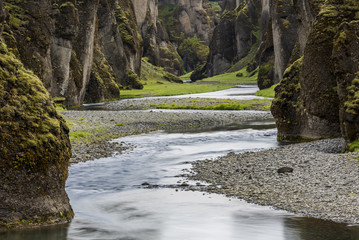 Fjadrargljufur Canyon Iceland
