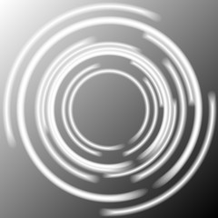 White glowing circles abstract vector design