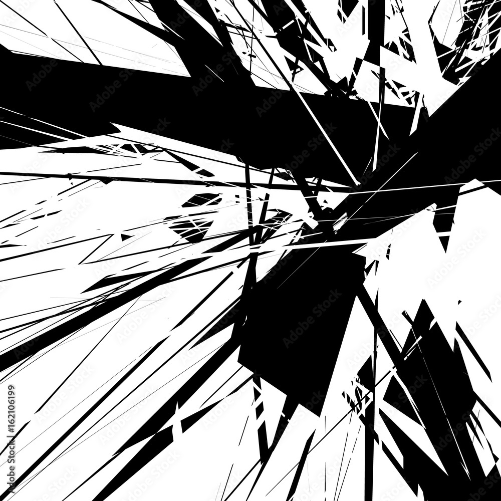 Poster abstract art. artistic abstract geometric, illustration. black and white abstract element