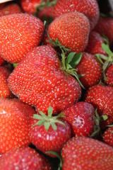 süsse erdbeeren macro