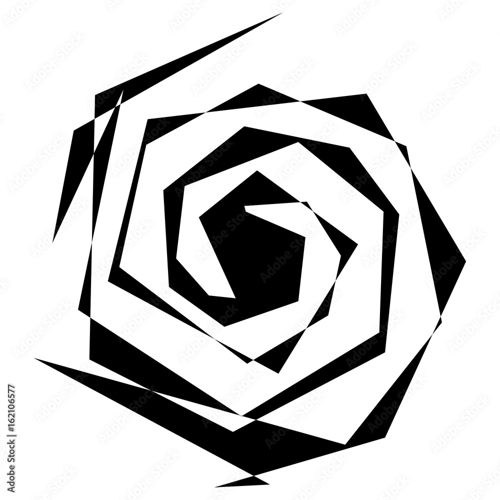 Poster geometric edgy shape, pattern. rough, edgy geometric textured element