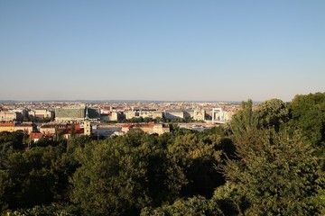 Fototapeta na wymiar panorama view at Budapest