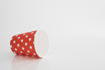 Empty paper cup