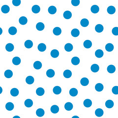 Circle blue seamless pattern