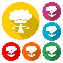 Nuclear explosion mushroom cloud - Illustration