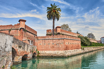 Livorno ( Leghorn), Tuscany, Italy: the fortress Fortezza Nuova
