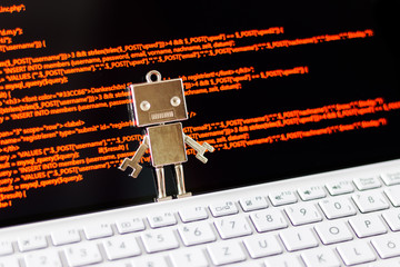 Chatbot / Social Bot mit Quellcode im Hintergrund 