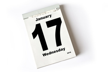 17. January 2018